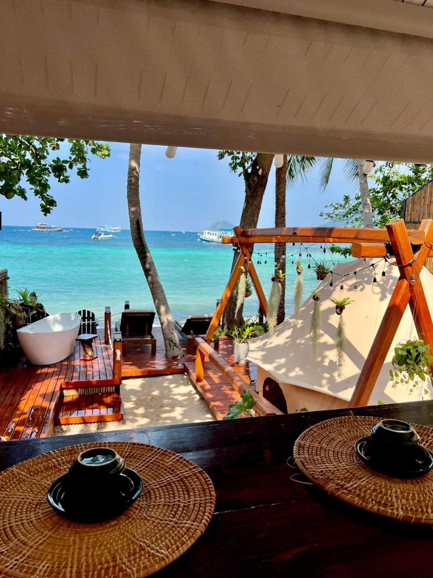 Natures Edge Beachfront Luxury Glamping เกาะเต่า ภายนอก รูปภาพ
