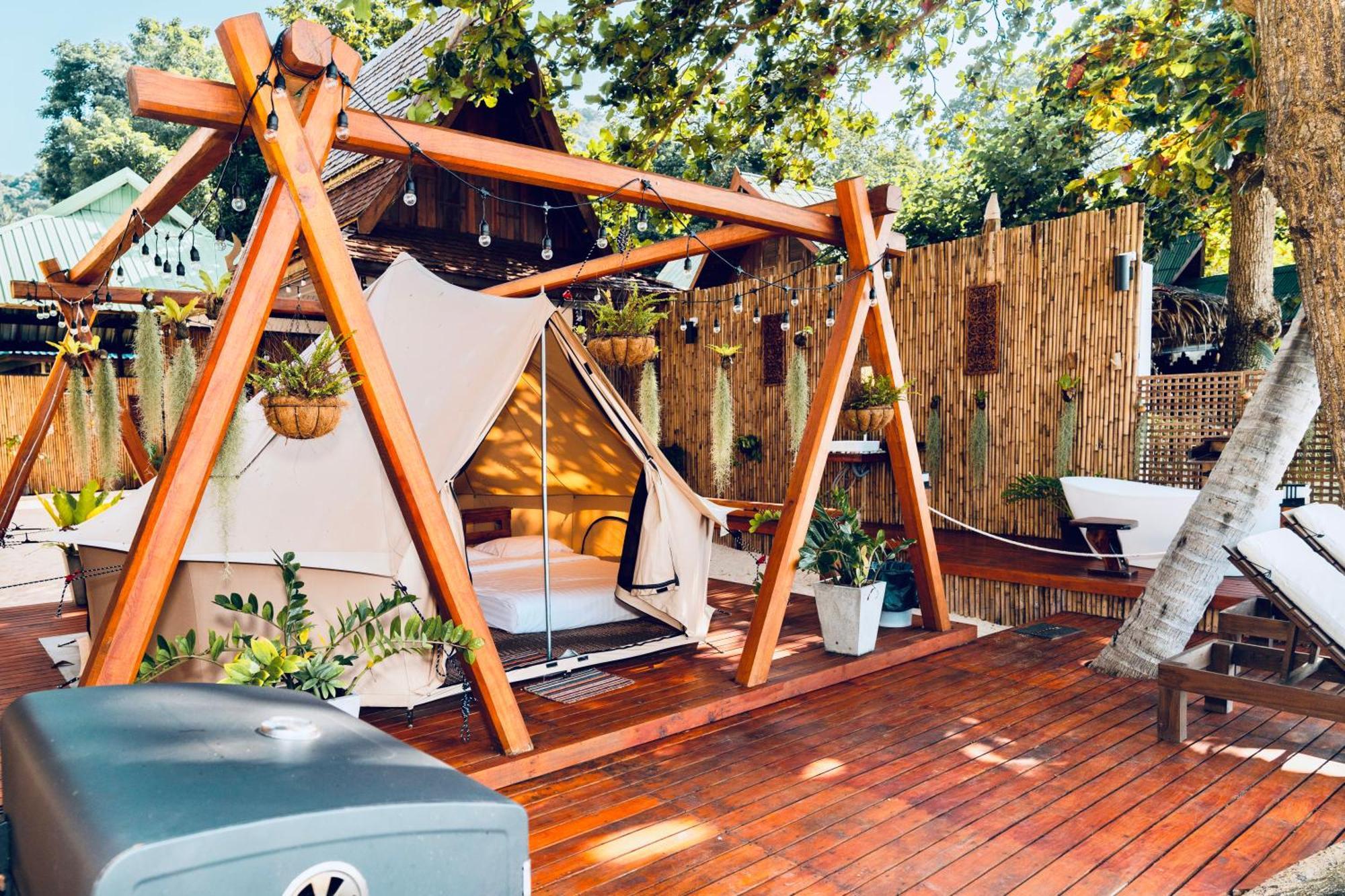 Natures Edge Beachfront Luxury Glamping เกาะเต่า ภายนอก รูปภาพ